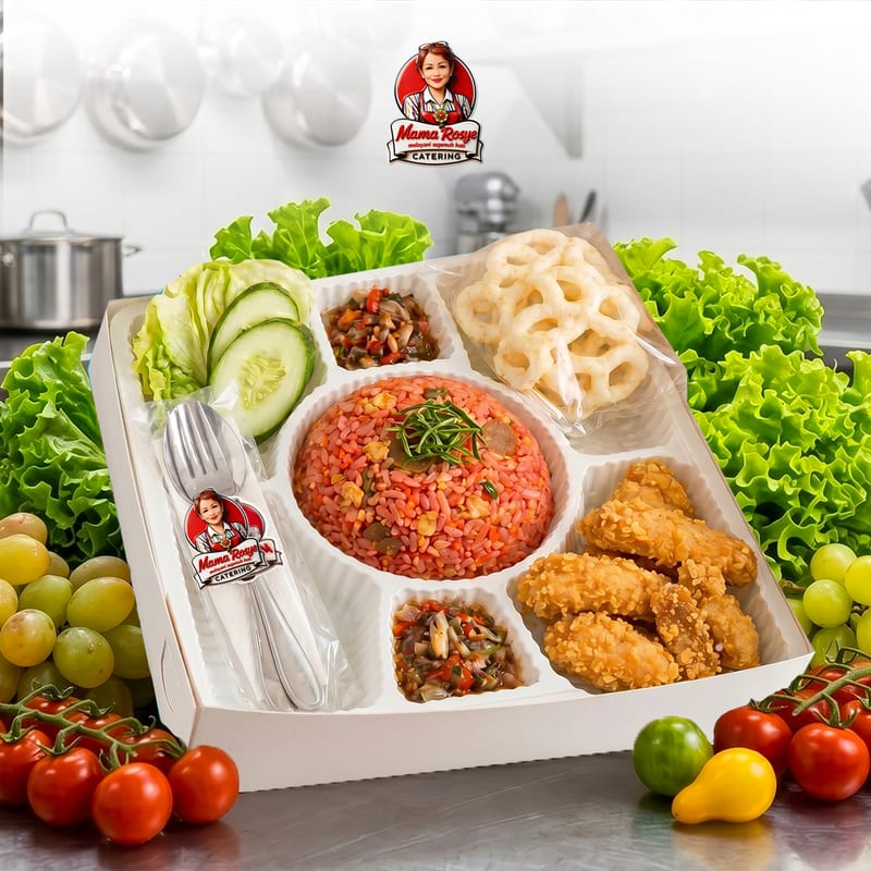 Nasi Goreng Ayam Crispy - catering Mama Rosye