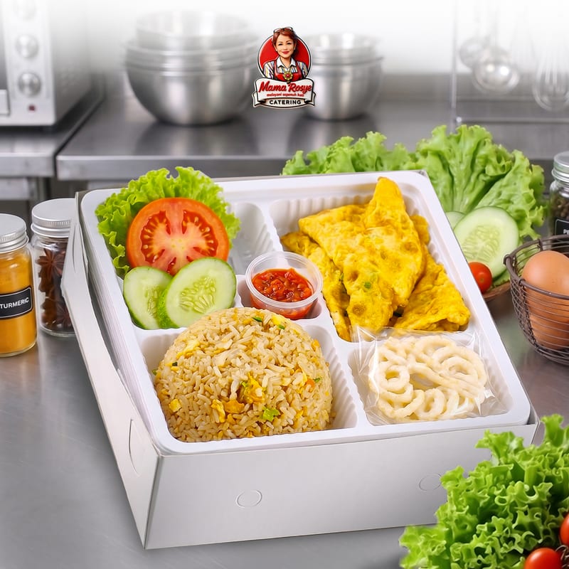 Nasi Goreng Telur Dadar - catering Mama Rosye