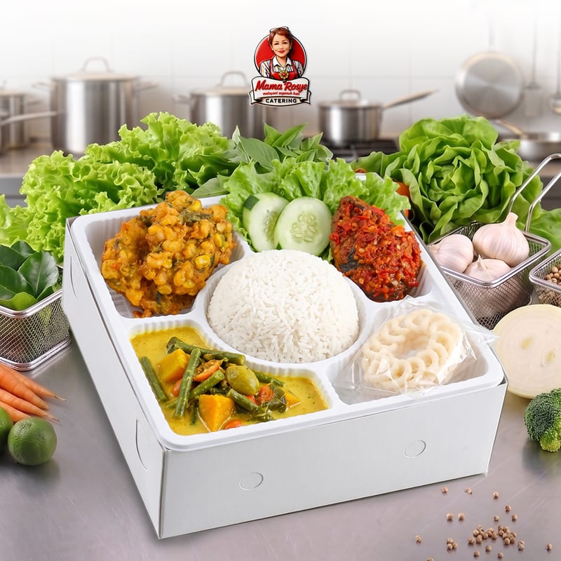 Nasi Tongkol Balado Sayur Lodeh - catering Mama Rosye