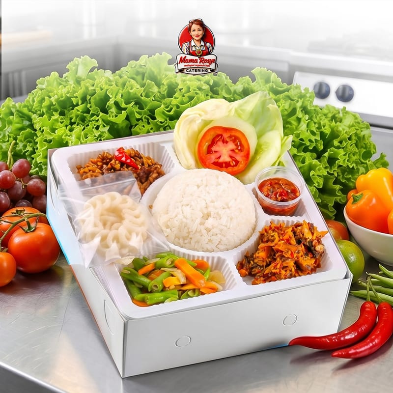 Nasi Tongkol Suwir Rica-rica - catering Mama Rosye